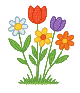 drawing of a flower