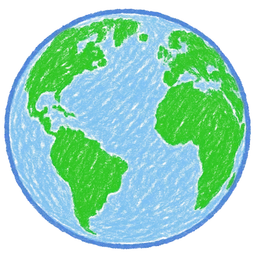 drawing of a magnifying glass